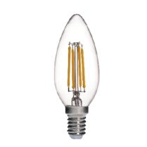 DECORATIVE FILAMENT LAMP, CANDLE, 4W