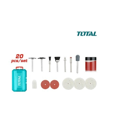 TOTAL ACCESSORIES OF MINI DRILL( 20PCS)