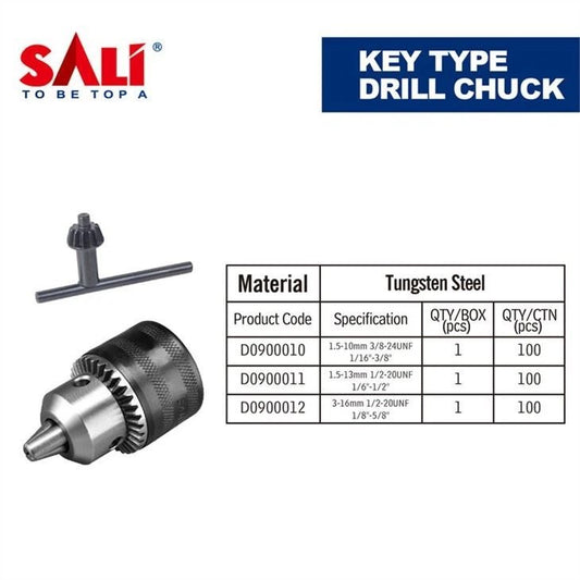 KEY TYPE DRILL CHUCK (13mm) Sali