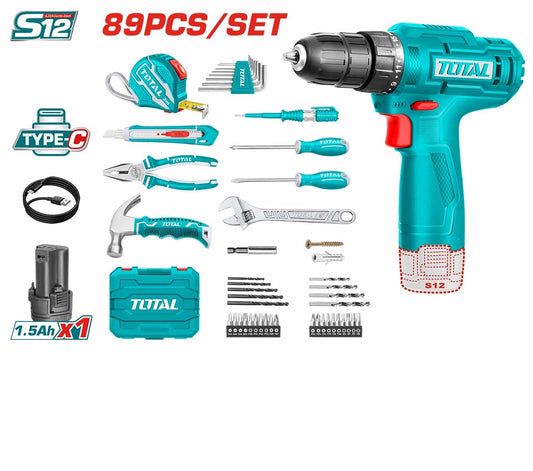 TOTAL 89 Pcs Tools set