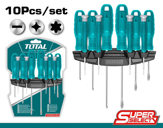 Total  10 Pcs screwdriver and precision screwdriver set