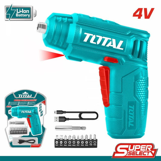 Lithium-Ion cordless screwdriver 4V TOTAL