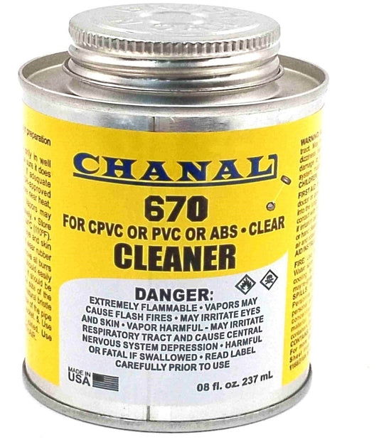 CLEANER (CPVC )(PVC) (ABS) CHANAL