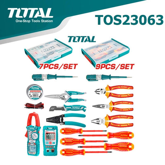 TOTAL ELECTRICIANS TOOLS SET(16PCS)