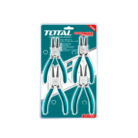 TOTAL THT114041 4Pcs circlip pliers set 7