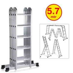 MULTI PURPOSE LADDER ALUMINIUM (5.7M)